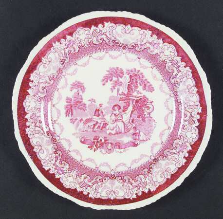 Watteau Luncheon Plate
