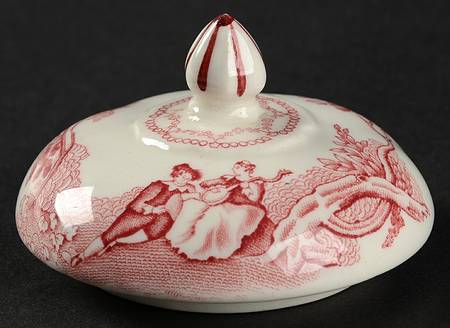 Watteau Lid for Sugar Bowl