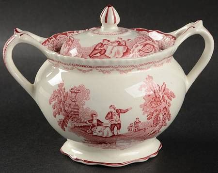 Watteau Sugar Bowl & Lid