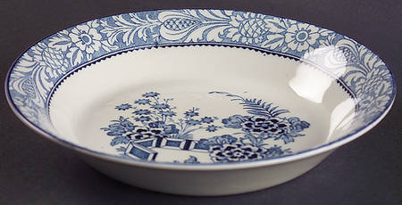 Wincanton Blue Coupe Soup Bowl