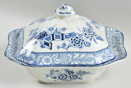 Wincanton Blue Square Covered Vegetable
