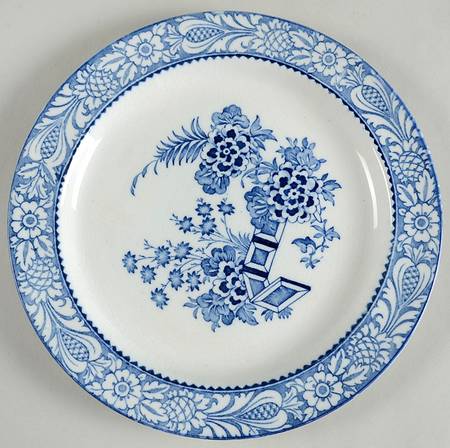 Wincanton Blue Luncheon Plate