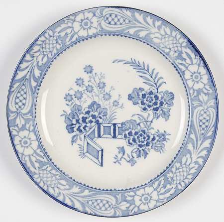 Wincanton Blue Bread & Butter Plate
