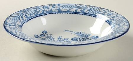 Wincanton Blue Rim Cereal Bowl
