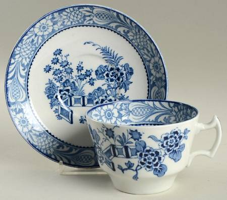Wincanton Blue Oversized Cup & Saucer Set
