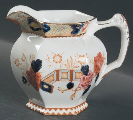 Wincanton Blue and Rust Creamer