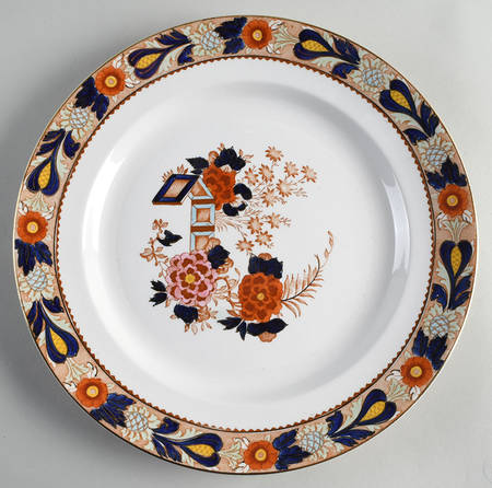 Wincanton Blue and Rust 12" Chop Plate (Round Platter)