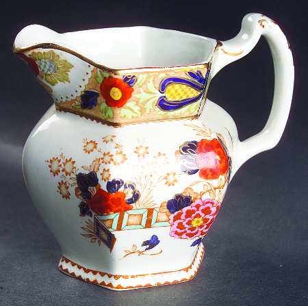 Wincanton Blue and Rust 16 Oz Pitcher