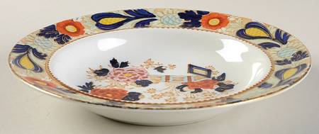 Wincanton Blue and Rust Strainer for Round Butter