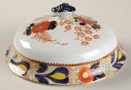 Wincanton Blue and Rust Lid for Round Butter