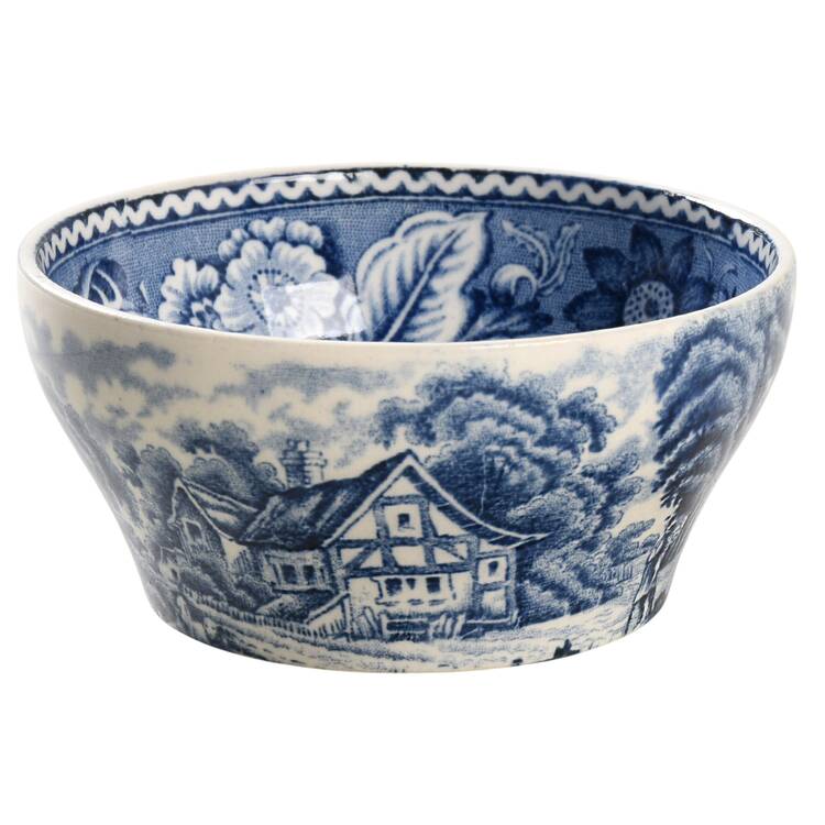 Woodland Blue (Center Scene) Mini Open Sugar Bowl