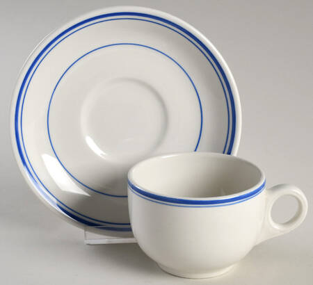WOO12 Flat Cup & Saucer Set