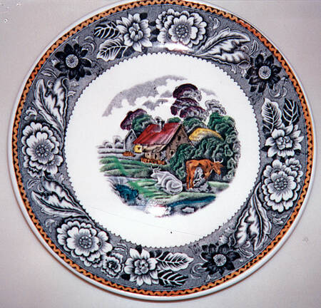 Woodland Multicolor Saucer