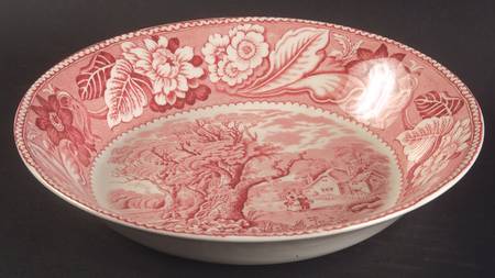 Woodland Pink Coupe Soup Bowl