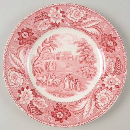 Woodland Pink Salad Plate