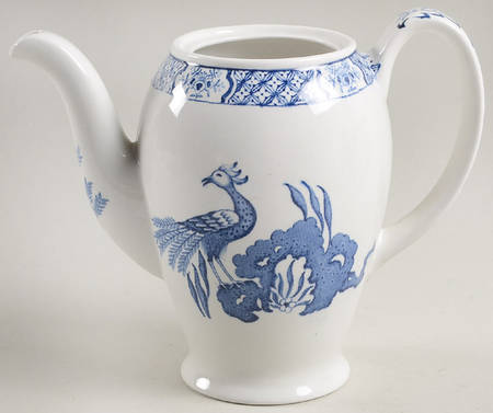 Yuan Blue and White (Older) Mini Coffee Pot No Lid