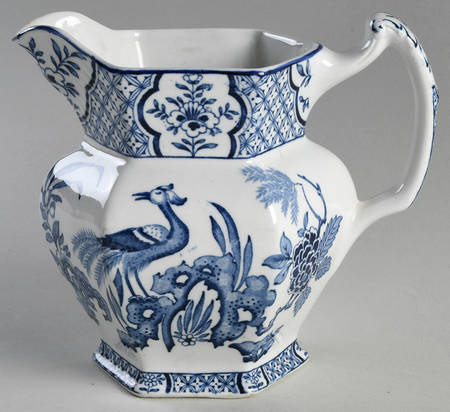 Yuan Blue and White (Older) 42 Oz Pitcher