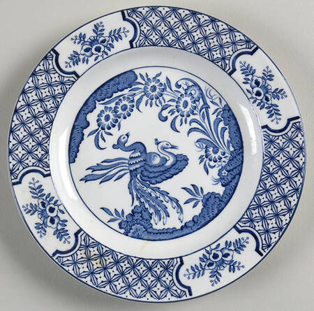 Yuan Blue and White (Older) Bread & Butter Plate