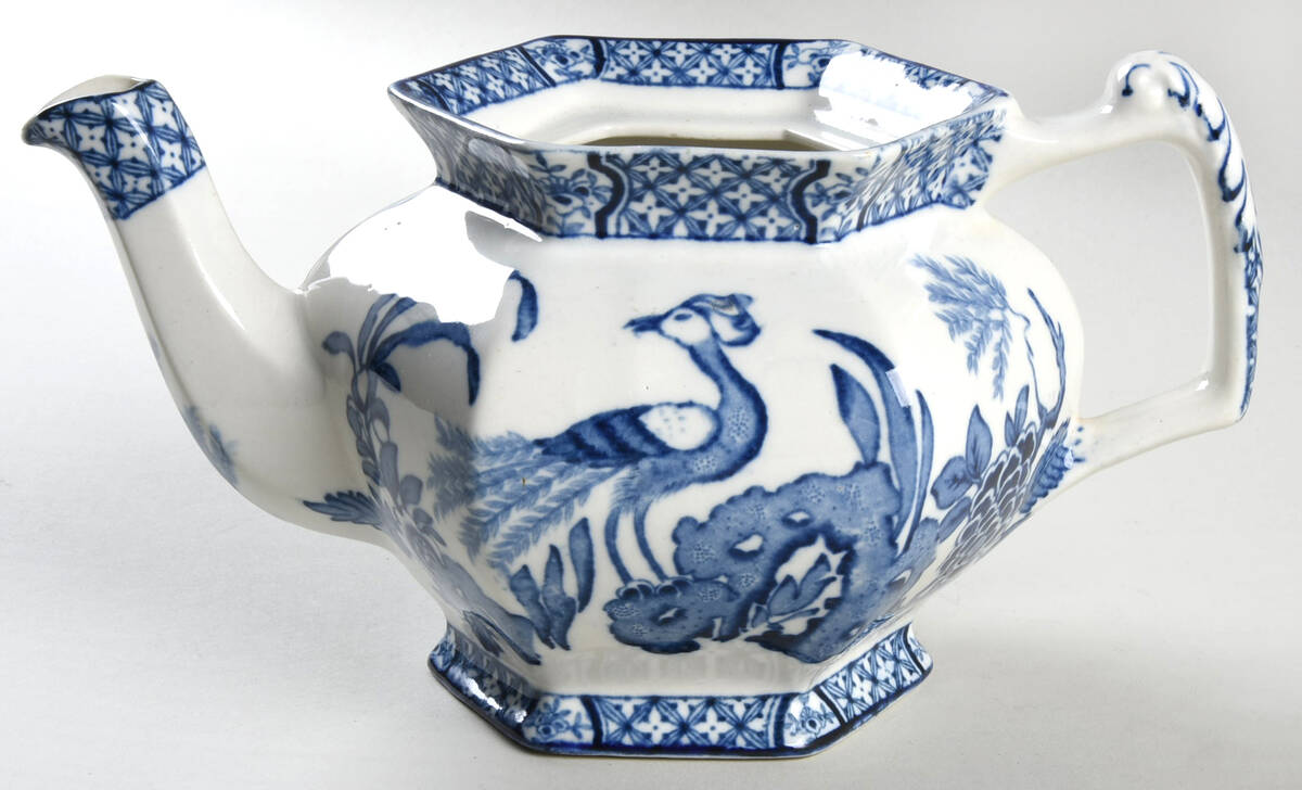 Yuan Blue and White (Older) Teapot No Lid