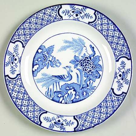 Yuan Blue and White (Older) Dessert/Pie Plate