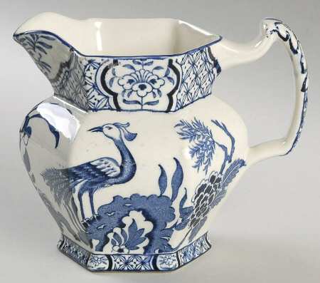 Yuan Blue and White (Older) 8 Oz Pitcher