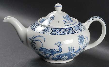 Yuan Blue and White (Older) Teapot & Lid