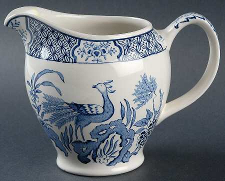 Yuan Blue and White (Older) 20 Oz Pitcher