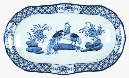 Yuan Blue and White (Older) Relish/Gravy Underplate
