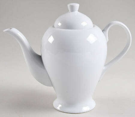 Basics Collections White Coffee Pot & Lid