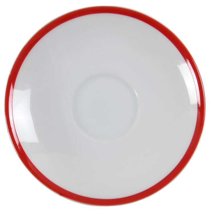 Brasserie Red Saucer for Demitasse Cup