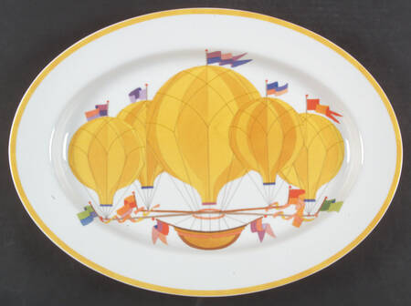 Montgolfiere 16" Oval Serving Platter