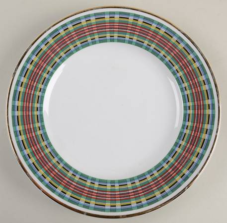 WSO1 (Plaid Series) Luncheon Plate