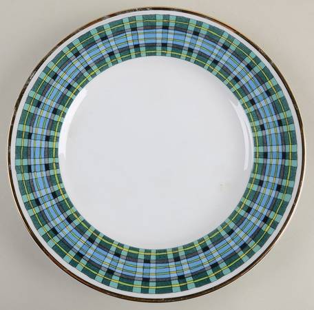 WSO1 (Plaid Series) Luncheon Plate