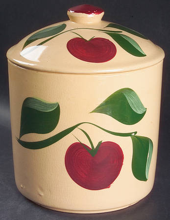 Apple 9" Storage Jar & Lid