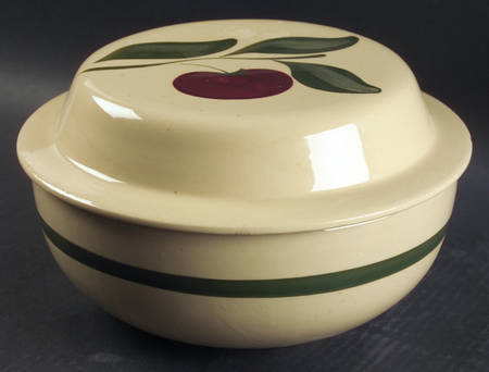 Apple Salad Serving Bowl & Lid