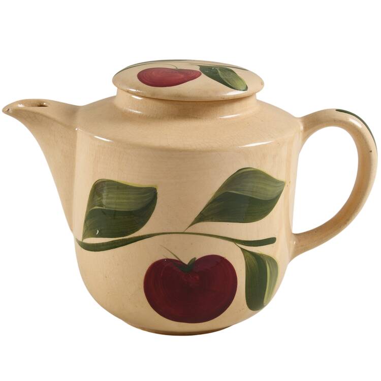 Apple Teapot & Lid