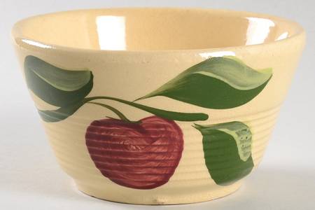 Apple 5" Ribbed Mixing Bowl