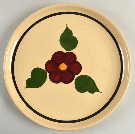 Rio Rose 15" Deep Round Platter