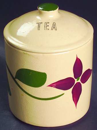 Starflower Tea Canister & Lid
