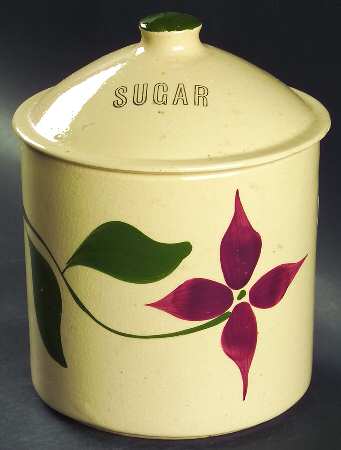 Starflower Sugar Canister & Lid