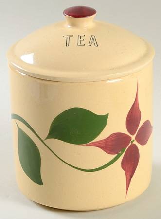 Starflower Tea Canister & Lid
