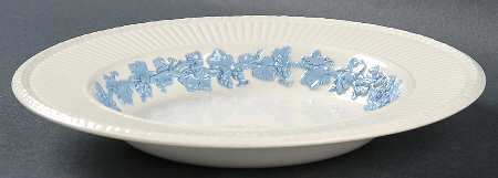 2804 (Edme, Blue Grapes) Rim Soup Bowl
