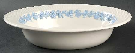 2804 (Edme, Blue Grapes) 10" Oval Vegetable Bowl