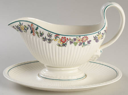 A6463-AK6463 Gravy Boat with Attached Underplate