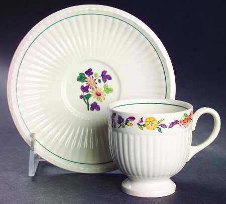 A6463-AK6463 Footed Demitasse Cup & Saucer Set