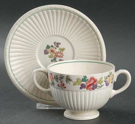 A6463-AK6463 Footed Bouillon Cup & Saucer