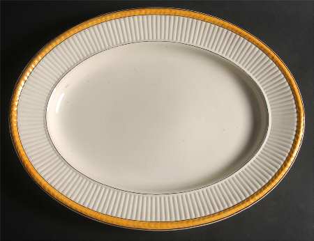 A7049 17" Oval Serving Platter