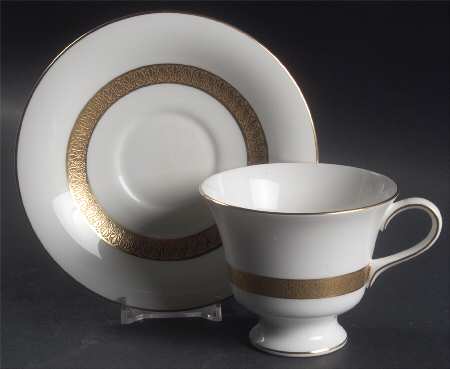 Adelphi Footed Cup & Saucer Set