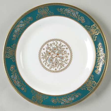 Agincourt Blue Bread & Butter Plate