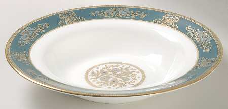 Agincourt Blue Rim Soup Bowl